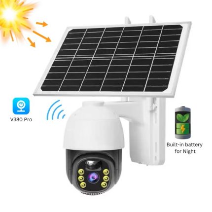 Solar camera - solar powered cctv camera - V380 Pro