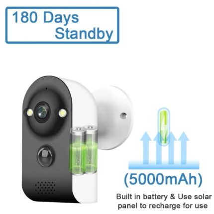 Rechargeable Battery Security Camera - WIFI CCTV V380 Pro